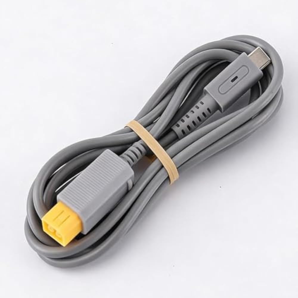 For Wii U, Type-C Power Cable, PD45W Compatible, 1.8 m, Long, USB-C Converter Cable, Heavy Duty P...