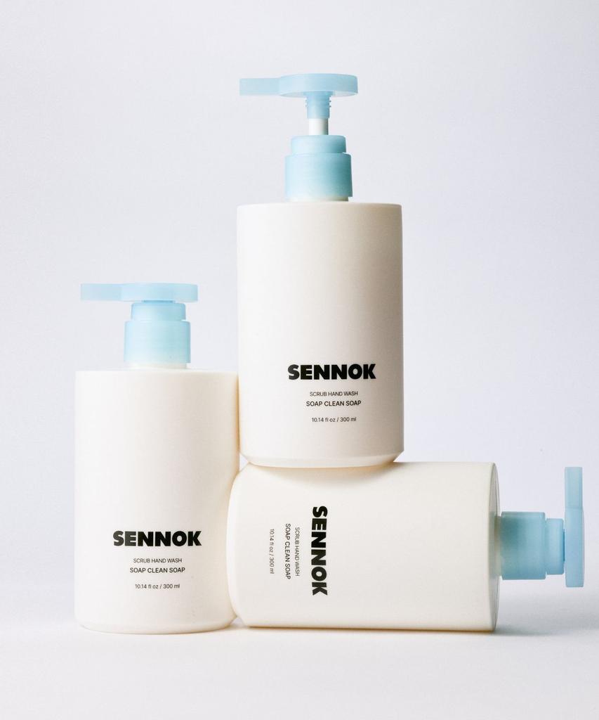 Sennoc Scrub Hand Wash Soap Clean Soap 300ml