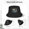 Unisex Yeah I‘M Fine No Worries Skull Vintage Humor Quote Bucket Hat  Soft Fold Fisherman Hats Summer Trendy Travel Hiking Caps