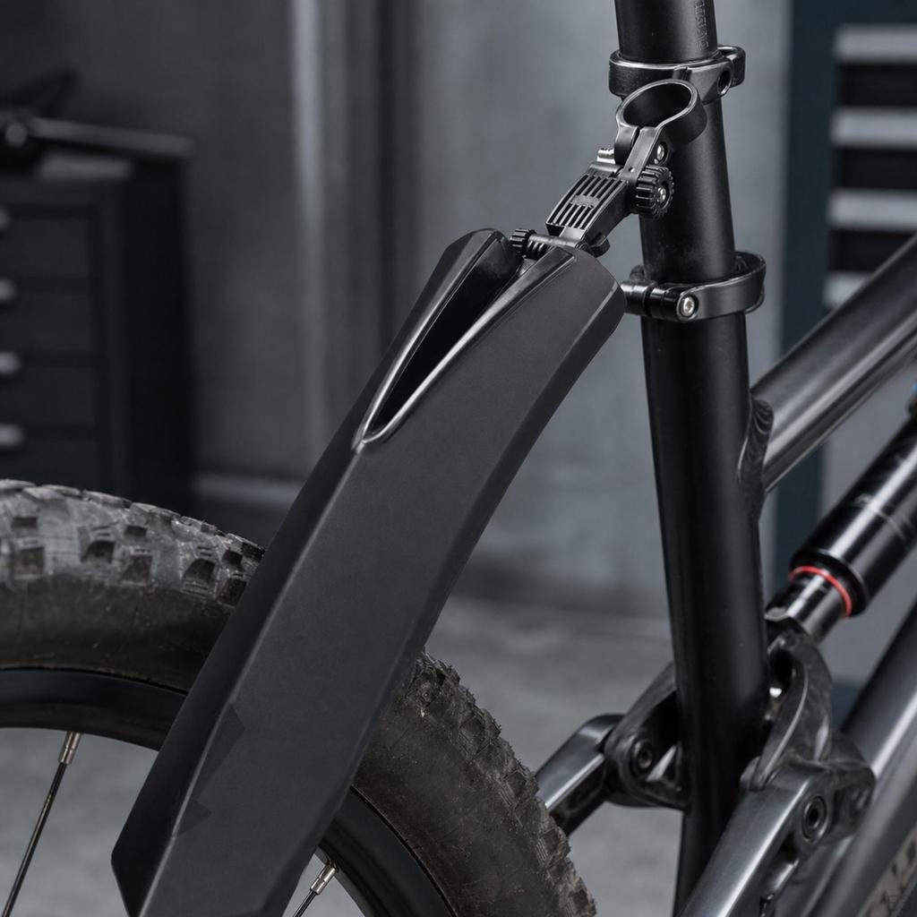2 Pieces Aerodynamic Cycle Mudguard | Sturdy Build, with Mounting Hardware, Easy to