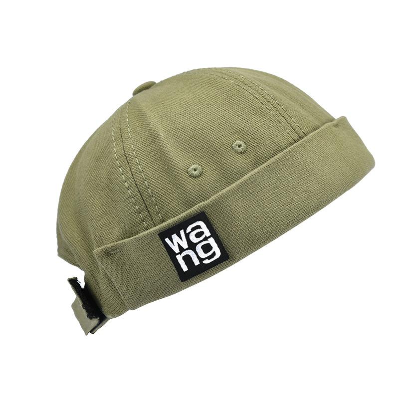 JYL TS DIY Cross Border Cap Letter Patch Graffiti Outdoor Mesh Hat Armygreen_ каштановый