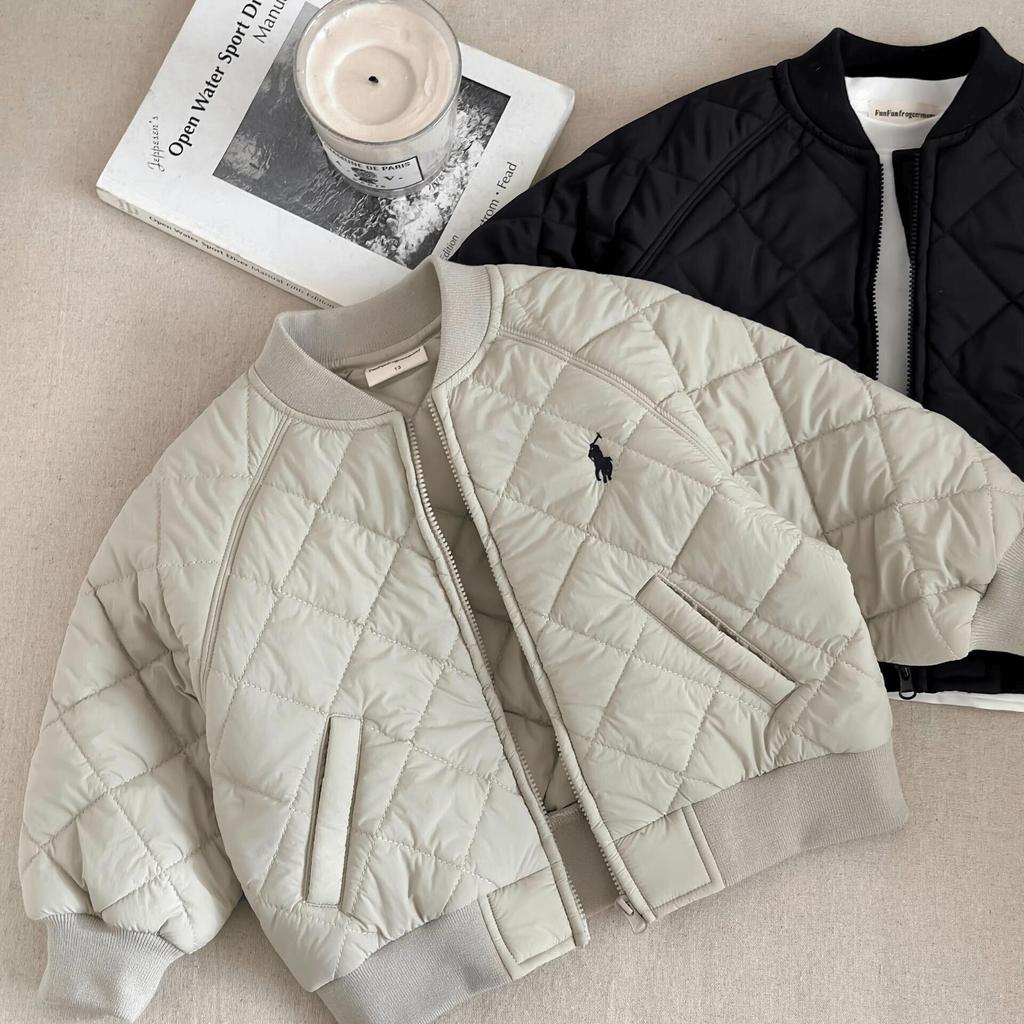 Kinder Cartoon Welpen Baseball Jacke: Trendige Baumwoll-Reversmäntel für Jungen und Mädchen - Herbst/Winter-Kollektion