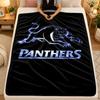 Flannel BlanketPenrith Panthers Warm Soft Throw Blanket for Indoor Sofa Bed Living Room Use