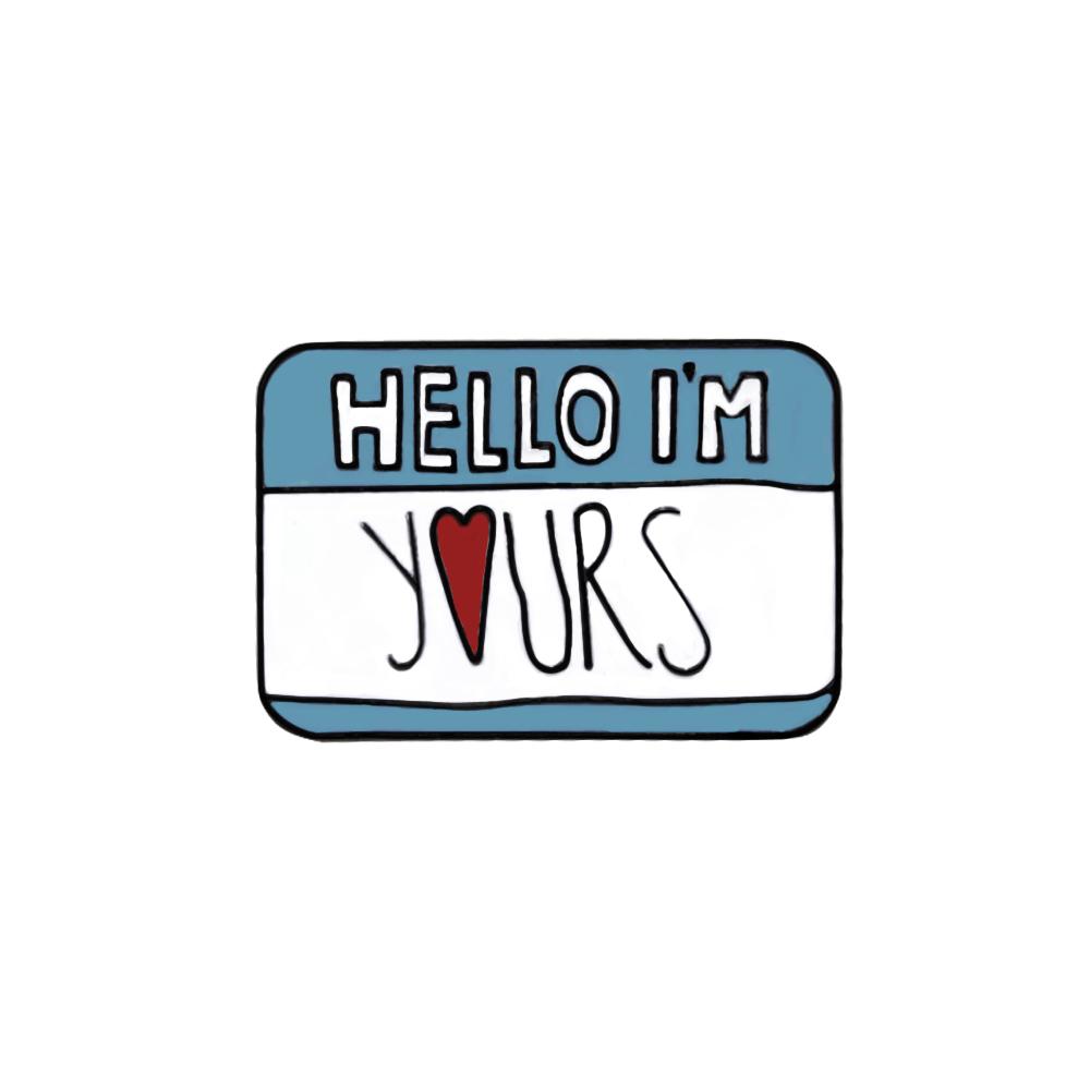 Funny Dialogue Enamel Pins Creative Humor Quotes Brooch Words I'm cuter than you Badges Backpack Lapel Jewelry Kids Friends Gift