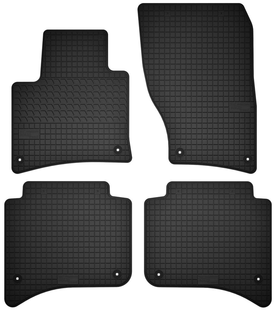 set of rubber mats for: Volkswagen Touareg II SUV (from 2010 to 2017)