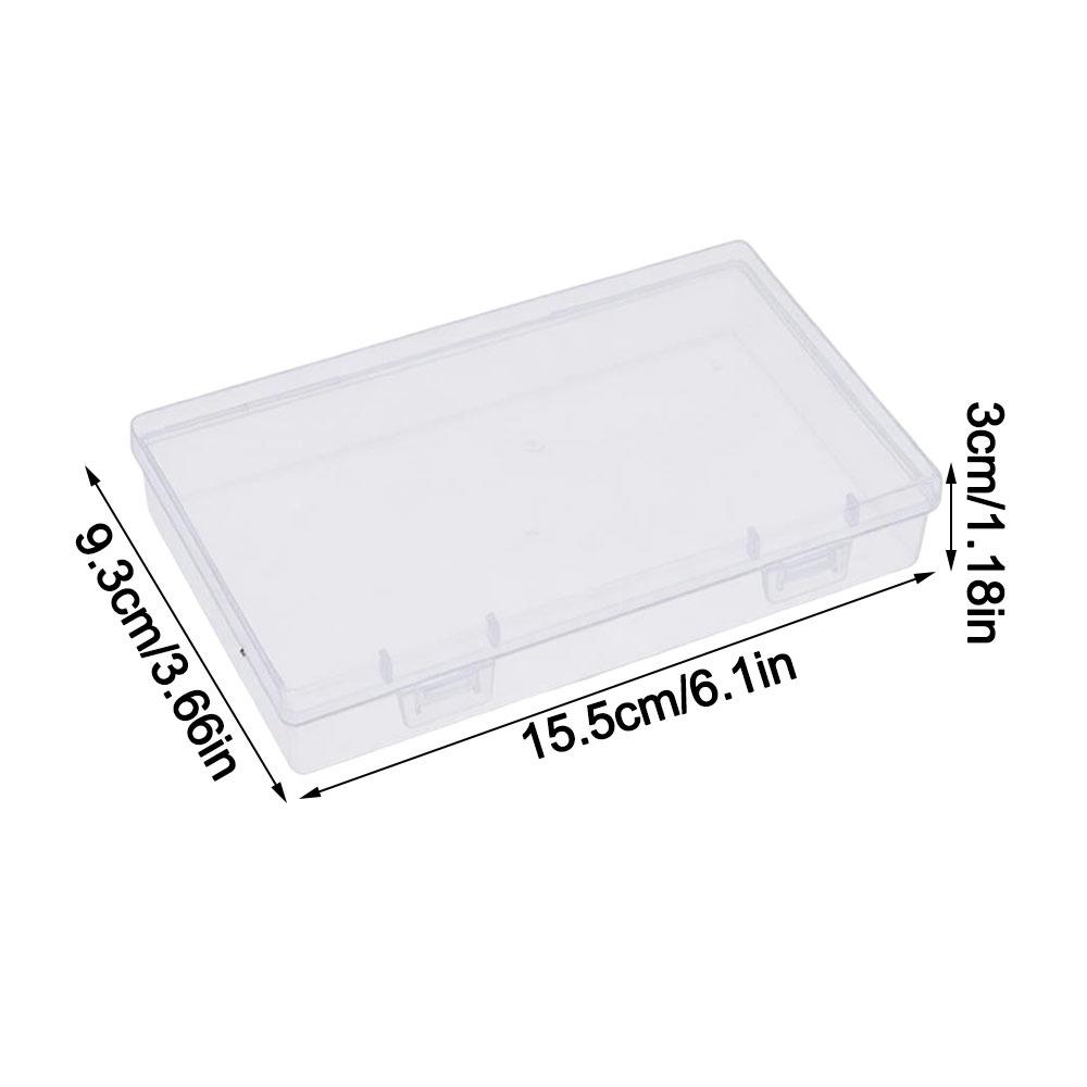 Transparent Desktop Storage Case Multifunctional Large Capacity Pencil Storage Box Dustproof Eco-Friendly PP Jewelry Organizer