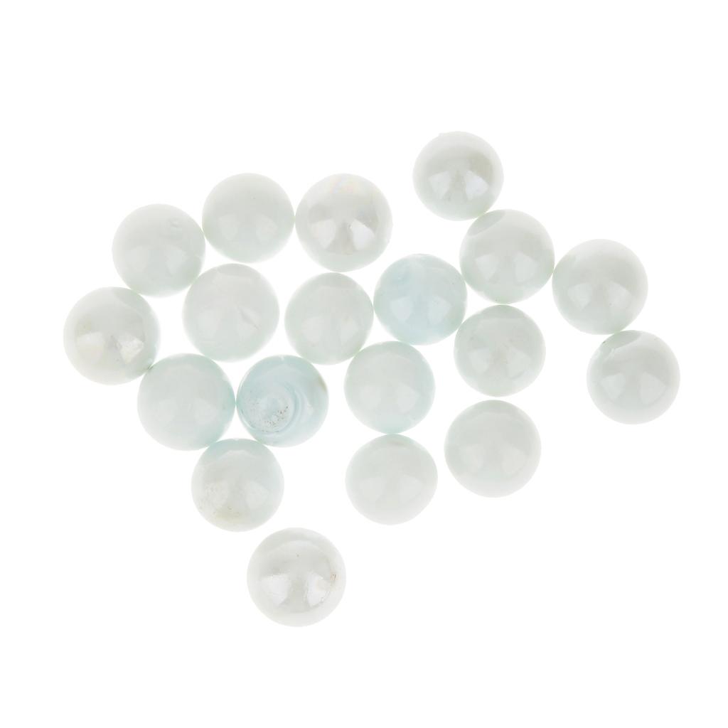 16mm Assorted Glass Marbles Balls Traditional Game Play Children Toy Pack Of 20