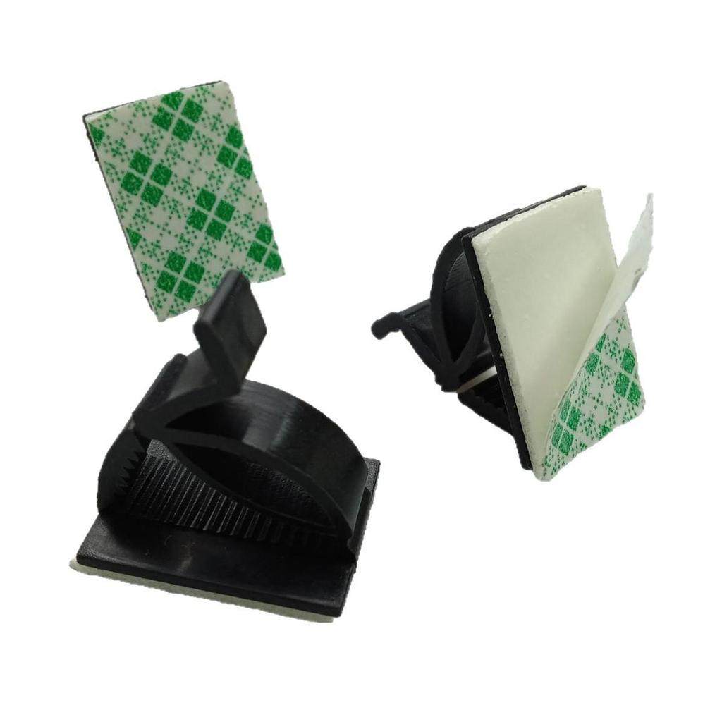 Self-Adhesive Cable Clips for Wall & Desktop - Multi-Specification Plastic Base for Cable Management