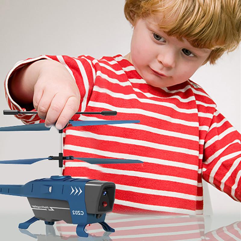 Non-Toxic Rc Helicopter 2.4Ghz 3.5H Obstacle Avoidance Anti-Collision Remote Control Drone Toy Aircraft Kid Plane Indoor Flight Toys Gifts