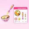 NEW Food Feeding Little Bear Bento Food Platter Lunch Box, Pudding Feeding Toy Pudding Set Ornaments Models For Kids Girls