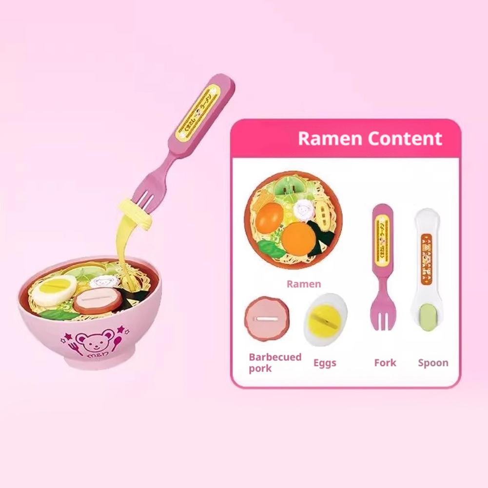 NEW Food Feeding Little Bear Bento Food Platter Lunch Box, Pudding Feeding Toy Pudding Set Ornaments Models For Kids Girls