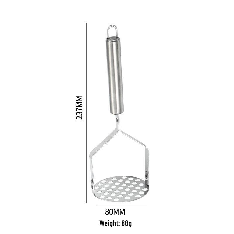 Stainless Steel Potato Masher & Baby Food Press Kitchen Tool
