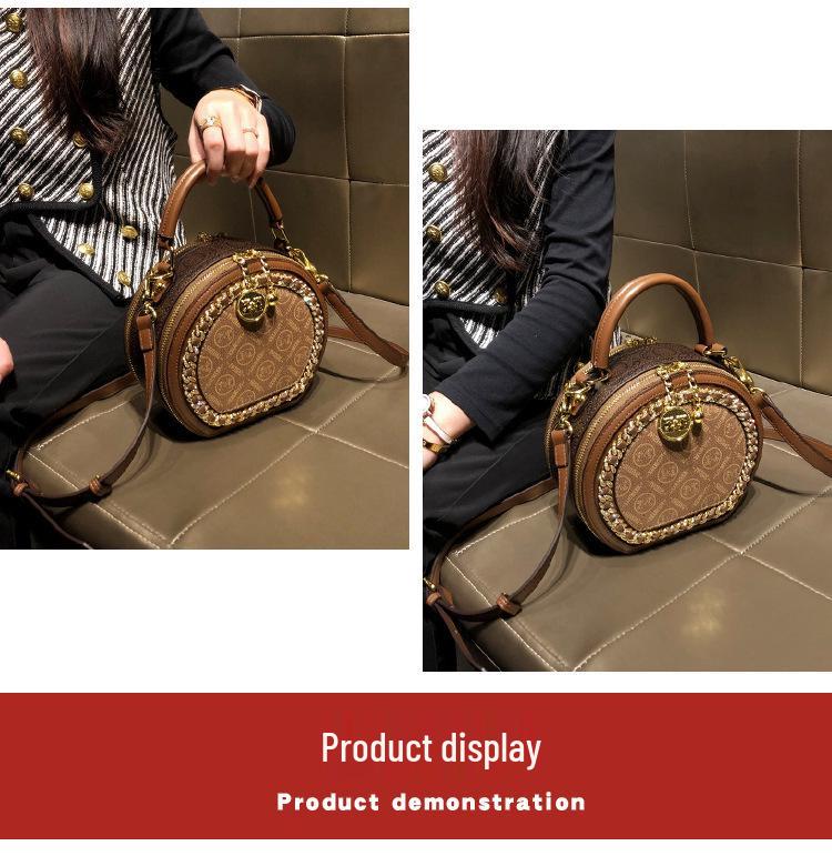 2025 Neue Damen Kleine Runde Umhänge-Mini-Handtasche