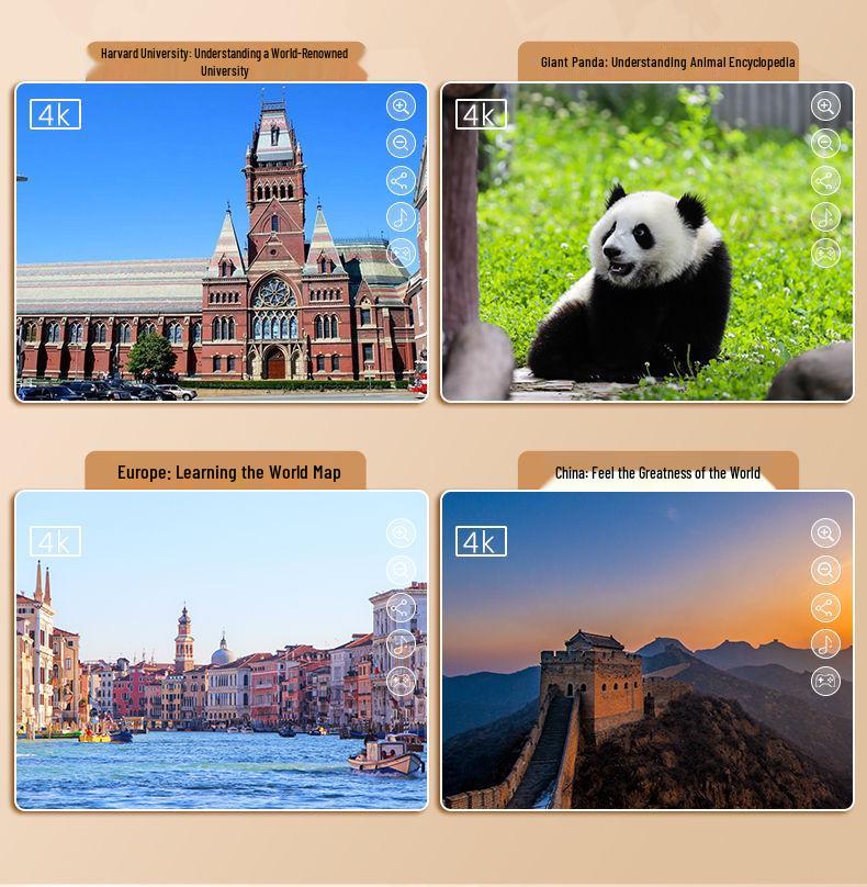 3D Large Globe for Elementary & Junior High Students - HD AR Educational Tool, Children's Day Gift