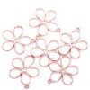 50 PCS Alloy Hollow Flower Charm Flower Pendant Hollow Flower for Jewelry Making