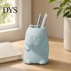 Colorful Desktop Pen Holder Standing Capybara Holder, Cute Animal Desk Organizer for Pens Makeup Office Accessory Brushes, Large Capacity Pencil Stand