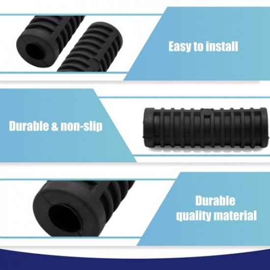 Motorbike Rubber Nonslip Footrest Pedal Foot Peg Cover Shell Universal Item of 2