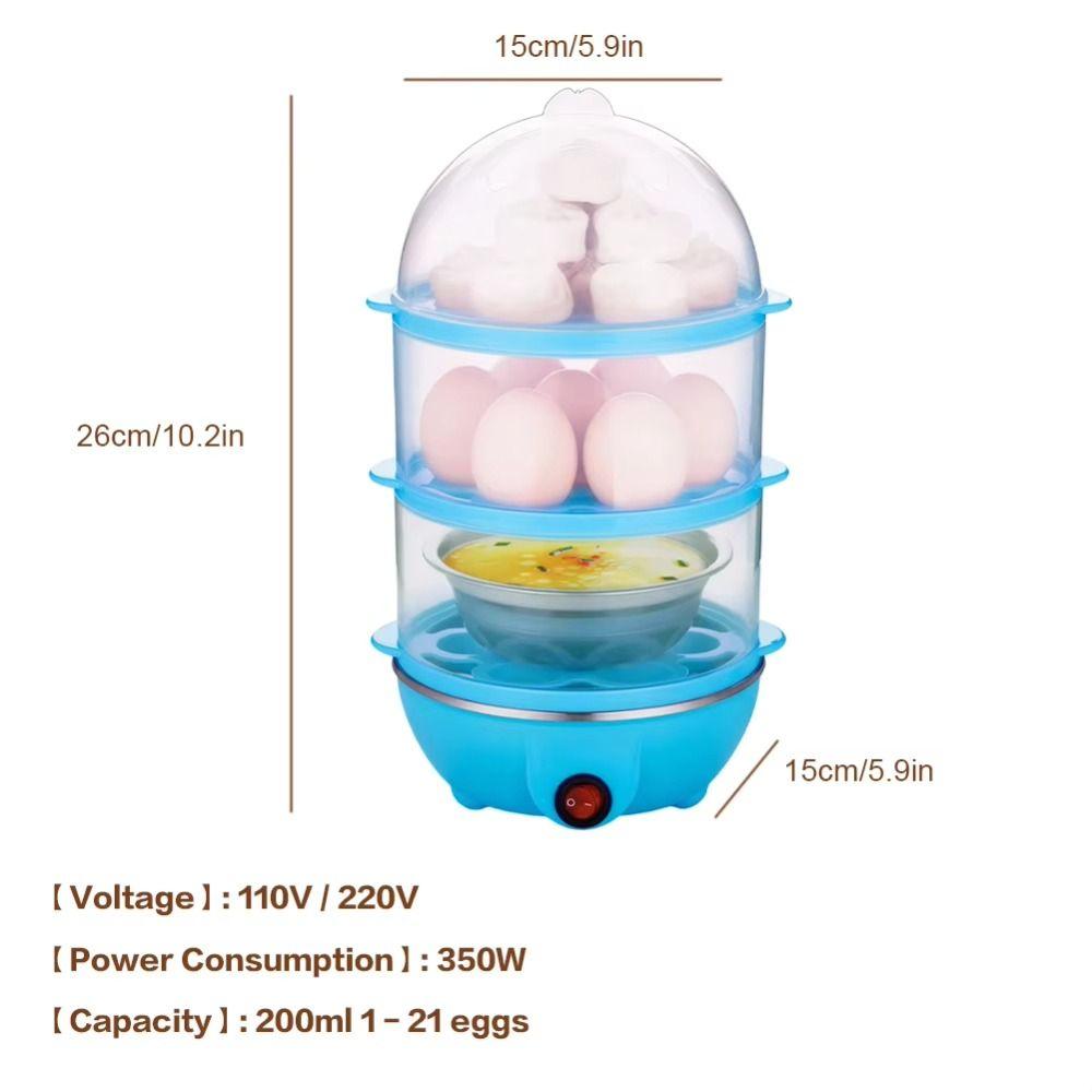 Multi Function Electric Eggs Boiler Auto-Off Egg Cooker Egg Maker Egg Steamer  Breakfast