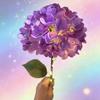 Realistic Solar Embroidered Flower Lamp Decorative Lighting Outdoor Hydrangea Light  Patio Decor