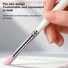 1/2Pcs Quartz Stone Scrub Nail File Rods Cuticle Remover Dead Skin Remover Pen Lightweight Portable Handy Use Manicure Tools