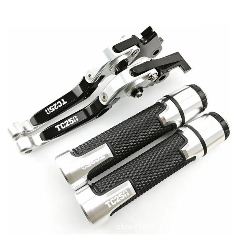 CNC Aluminum Brake Clutch Lever Handlebar Grips Italika TC200 TC250 Motorcycle Upgrade Accessories