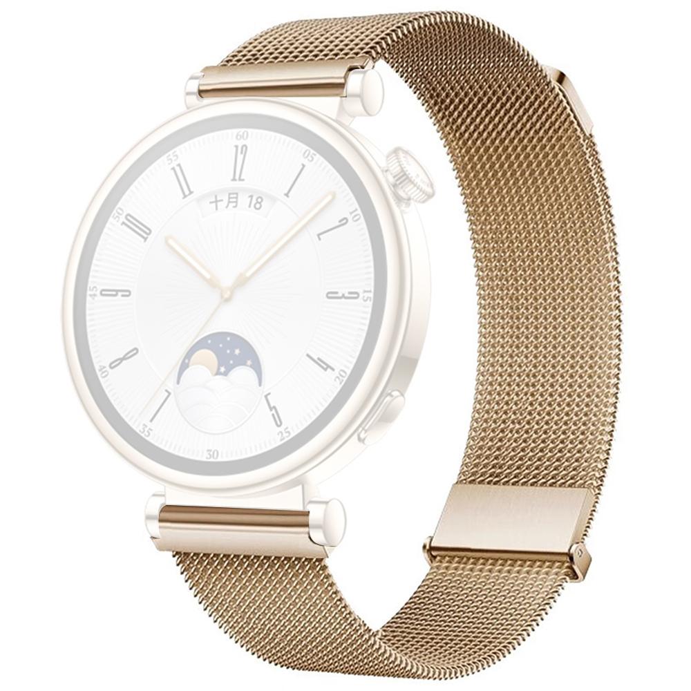 

Для Huawei Watch GT 4 41мм Garmin/Garmin Venu 3S 18мм Ремінець для годинника з нержавіючої сталі магнітний ремінець Rose Gold