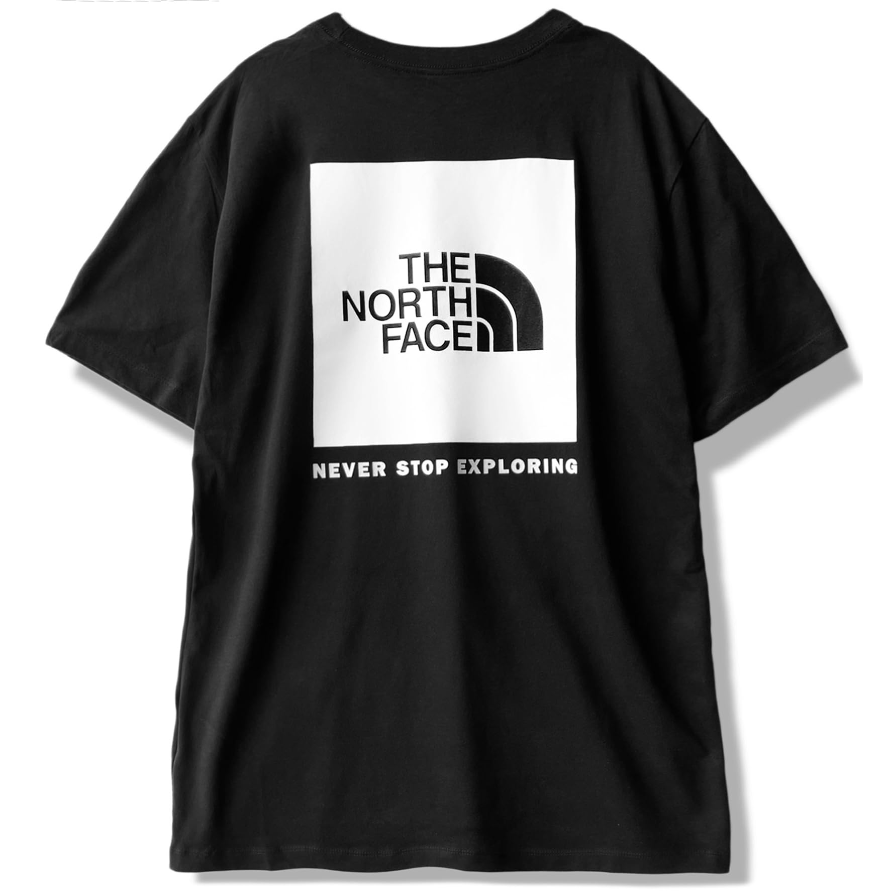 

North Футболка с коротким рукавом и принтом на спине Box Logo BOX NSE TNF Размер L [The Face] Женская футболка TEE, Черный/TNF Белый, [Б/у]