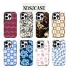 Luxurious and Gorgeous Flowers Phone Case for iPhone 17 16 15 14 13 12 11 Air Pro Max Plus Luxury Double-layer Back Cover