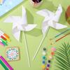 OUNONA Windmill Kit, Set of 12, DIY Coloring Book, Handmade Windmills, Educational Paper, 39x39x9 Inches, Promotes Children's Education and Creativity