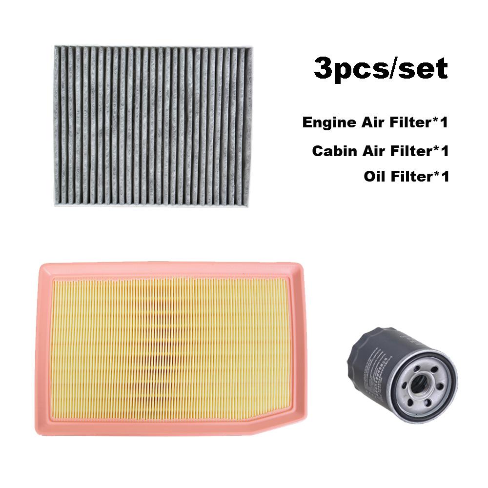

3pcs Filter Set For GAC TRUMPCHI GS3 EMZOOM 1.5T 270T 2024 2025 EMPOW EMKOO GS4 Plus Engine Air Oil Filter Kit Accessories 3pcs Set