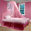 Single Door Mosquito Net Bed Canopy Solid Color Design Good Breathability Easy Installation