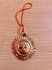 2.8 Inch Pure Copper Hindu Religious Sun God Face Wall Hanging, Door Hanging, Vaastu Remedy for Home, Temple Pooja, Surya Yantra