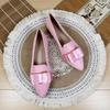 Fashion Flat Shoes for Women Spring and Autumn Retro Butterfly Bow Large Size Women's Shoes 42 43 44 Loafers Women  Ladies Shoes