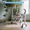 2X Cat Collar,Lighted Cat Collars for Night,Rechargeable Waterproof LED Cat Collar with Remote,Dog Lights
