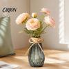 Langlebige Glasstil-Vase Dekorative Blumenvase, Transparenter Halter für Zuhause Klare Knospen-Dekoration, Moderner Verdickter Blumenbehälter Frisch und Getrocknet