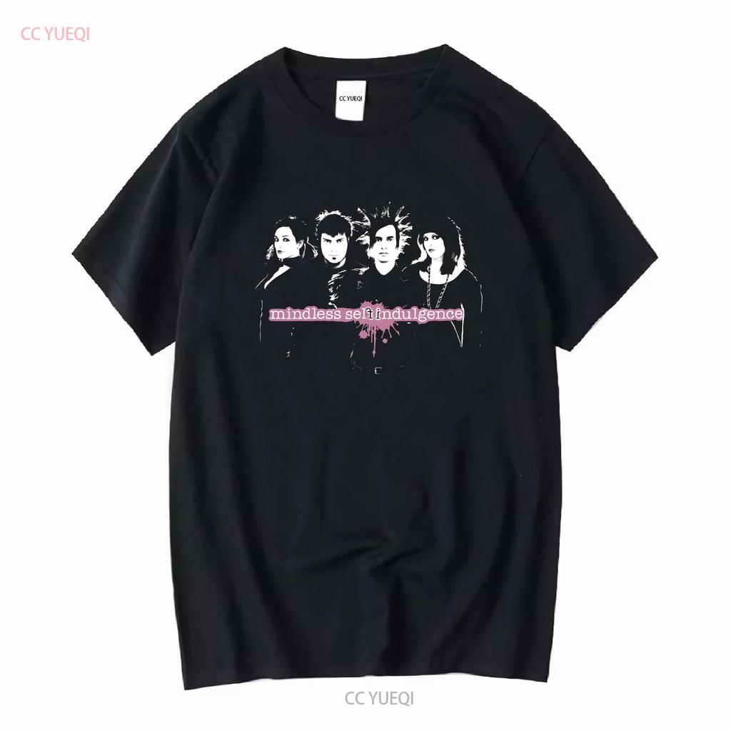 YK Mindless Self Indulgence MSI Футболка Черная XL Промышленный с длинным или коротким рукавом винтажная Стиранный мужской