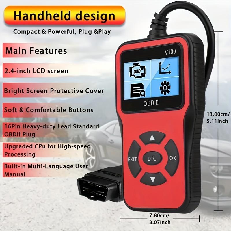 OBD2 Car Scanner Engine Fault Code Reader and Diagnostic Tool Compatible 1996 The Highest Number of Vehicles Since the Beginning of the Year 36V No