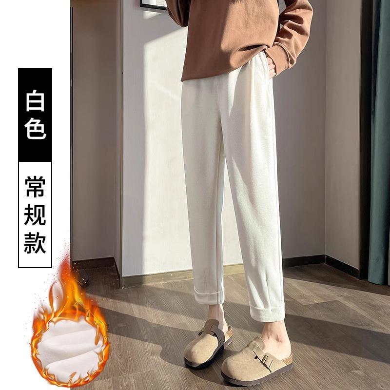 Black Pipe Harlan Pants Women's Spring and Autumn Clothes New Fat Mm Loose and Thin High Waist Straight Casual Radish Pants