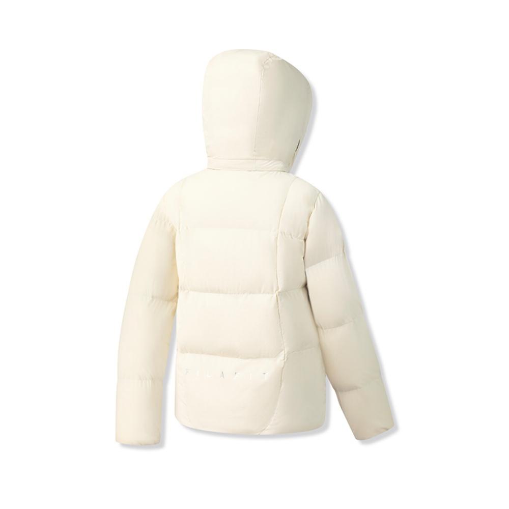 Fila Fitness Minimalist Personality Trendy Fashion Sports Casual Comfortable Versatile Warm Goose Down Jacket Women Outerwear White A11W541905FIV