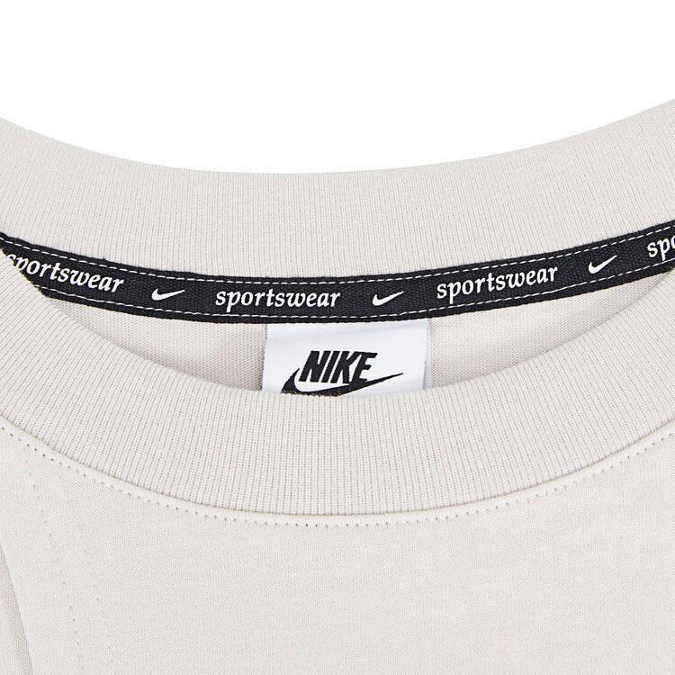 New Nike T Shirts Women's Beige FB8346-104