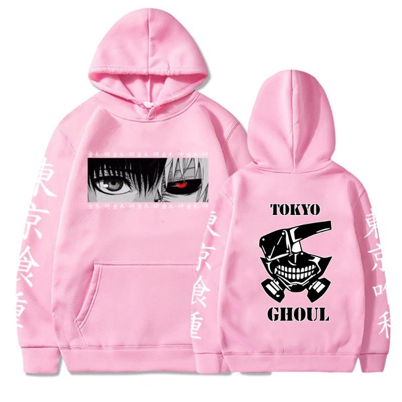Animazione Giapponese Felpe con Cappuccio Kaneki Ken Uomo Moda Manica Lunga Felpe Donna Casual Streetwear Harajuku Sudaderas