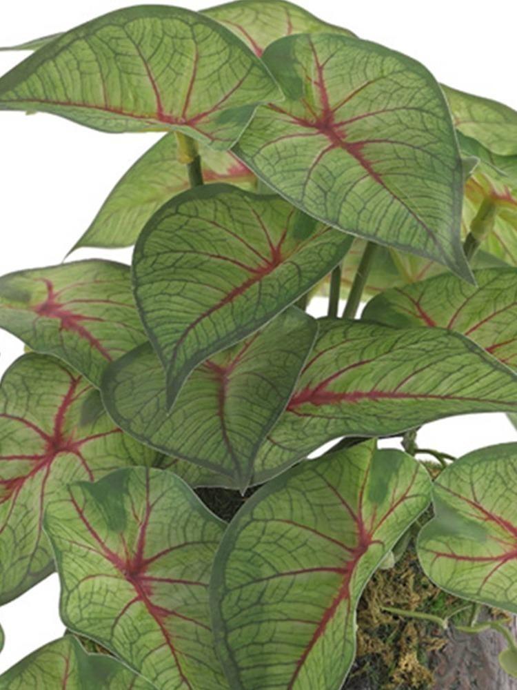 1Pc Artificial Plant Small Potted Plants Simulation Green Plant Fake Wooden Stakes Potted for Home Garden Tables Living Room Windowsill Decoration