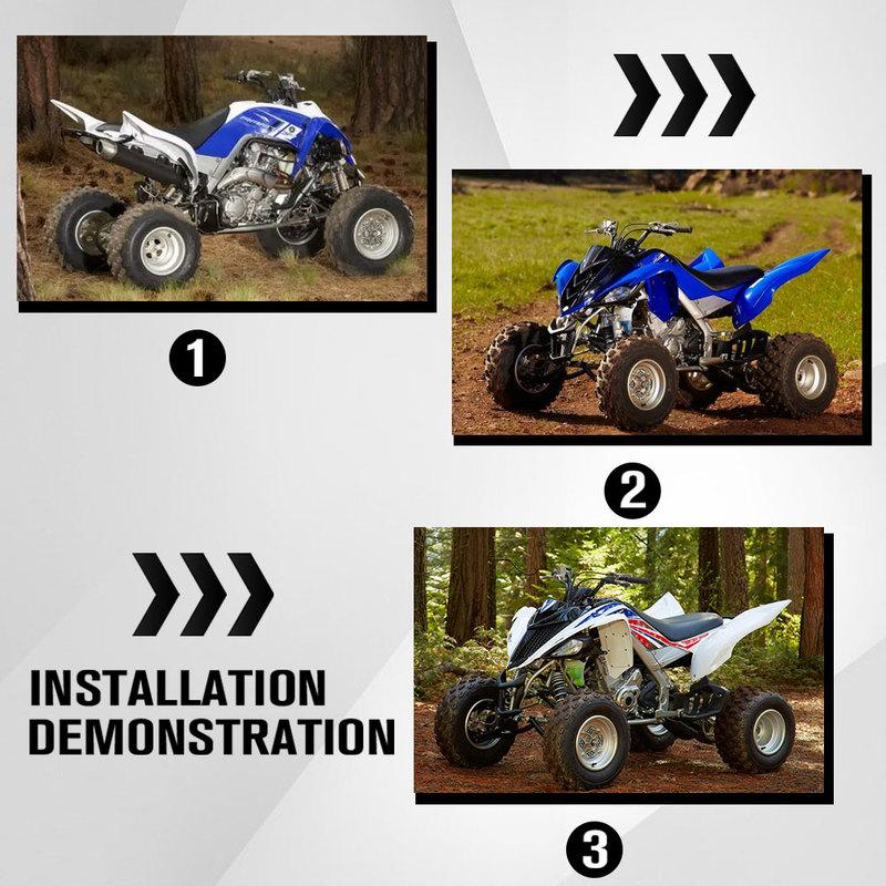 Sitzbezug Für Raptor 700 Motorradzubehör Anti-Rutsch Sitzkissenbezug Wasserdichte PVC-Schutz Für Yamaha Raptor 700