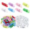20pcs Colorful Plastic Sewing Clip Mini Photo Clips Spring Hanging Clip Pegs For DIY Wedding Party Wall Home Decor Photo Clamps