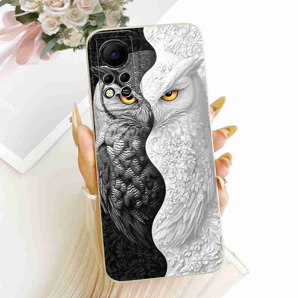 For Infinix Hot 11s NFC Case Beautiful Butterfly Flower Back Cover For Infinix Hot 11 S 11s NFC 11SNFC Protection Cases Funda