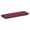Back Cushion Burgundy Red 160 X 19 X 50 Cm Fabric