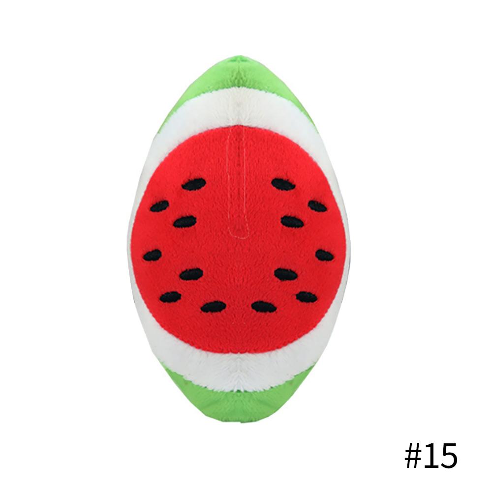 Plüsch Quietschspielzeug Hundespielzeug Bissfest Reinigen Hundekauspielzeug Welpentrainingsspielzeug Ball Obst Zeichentricktiere Tierbedarf
