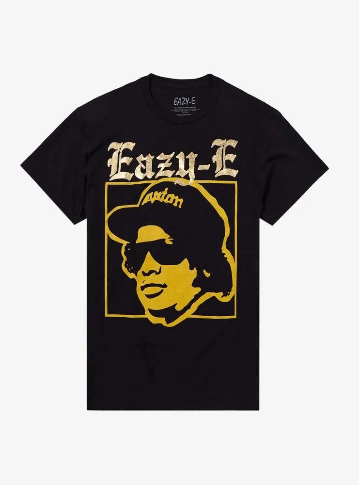 Unisex Adult Casual Graphic EAZY E HPH GOLD FOIL T SHIRT T-Shirt S
