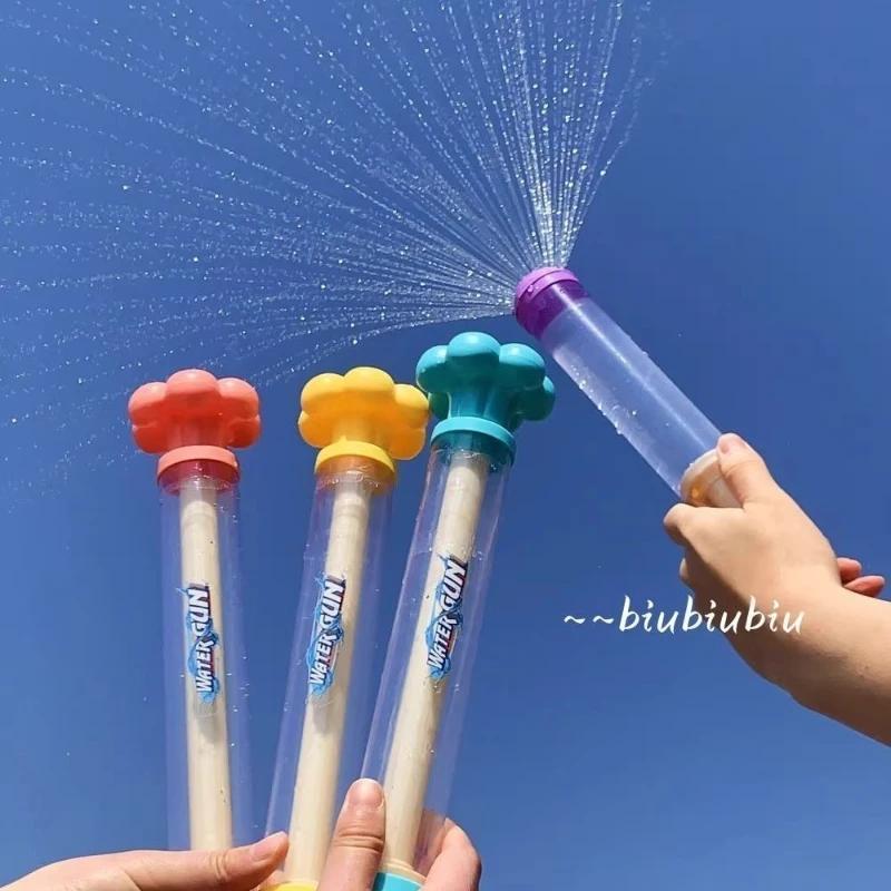 Non-Toxic Spray Water Pull-Back Water Gun Outdoor Splash Games For Pool Lawn Activities Kids Summer Interactive Water Spray Pool Toys Gift