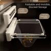 Foldable Kitchen Sink Filter Rack Strong Load-Bearing Mesh Filter Bag Corner Sink Strainer Self-adhesive Non-slip